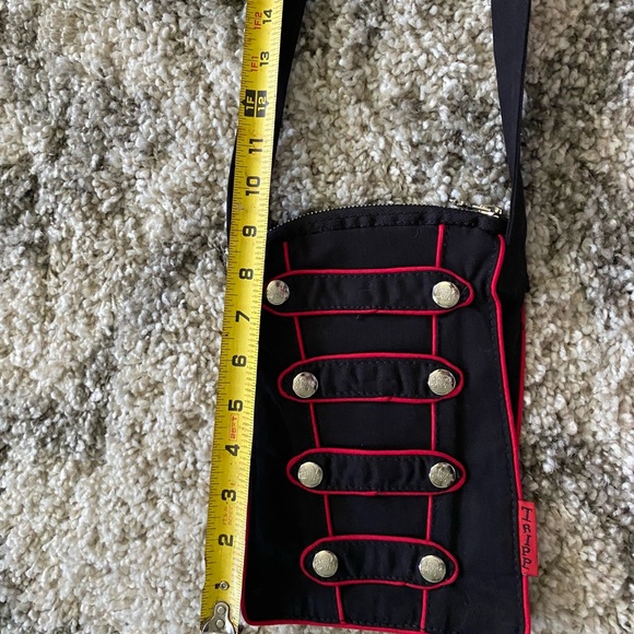 Tripp NYC | Cyber Y2K gothic grunge red band bag - Picture 3 of 10
